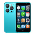 3G Mini Smartphone 3.0 Inch WiFi GPS Quad Core Android 8.1 Slim Body HD Camera Dual SIM 2GB RAM 16GB ROM Light Blue N593465