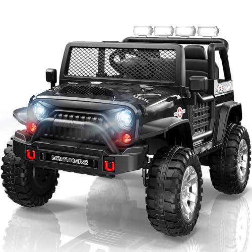 12V Kids Electric Ride On Car with Remote Control, Bluetooth Speaker, LED Lights Z308