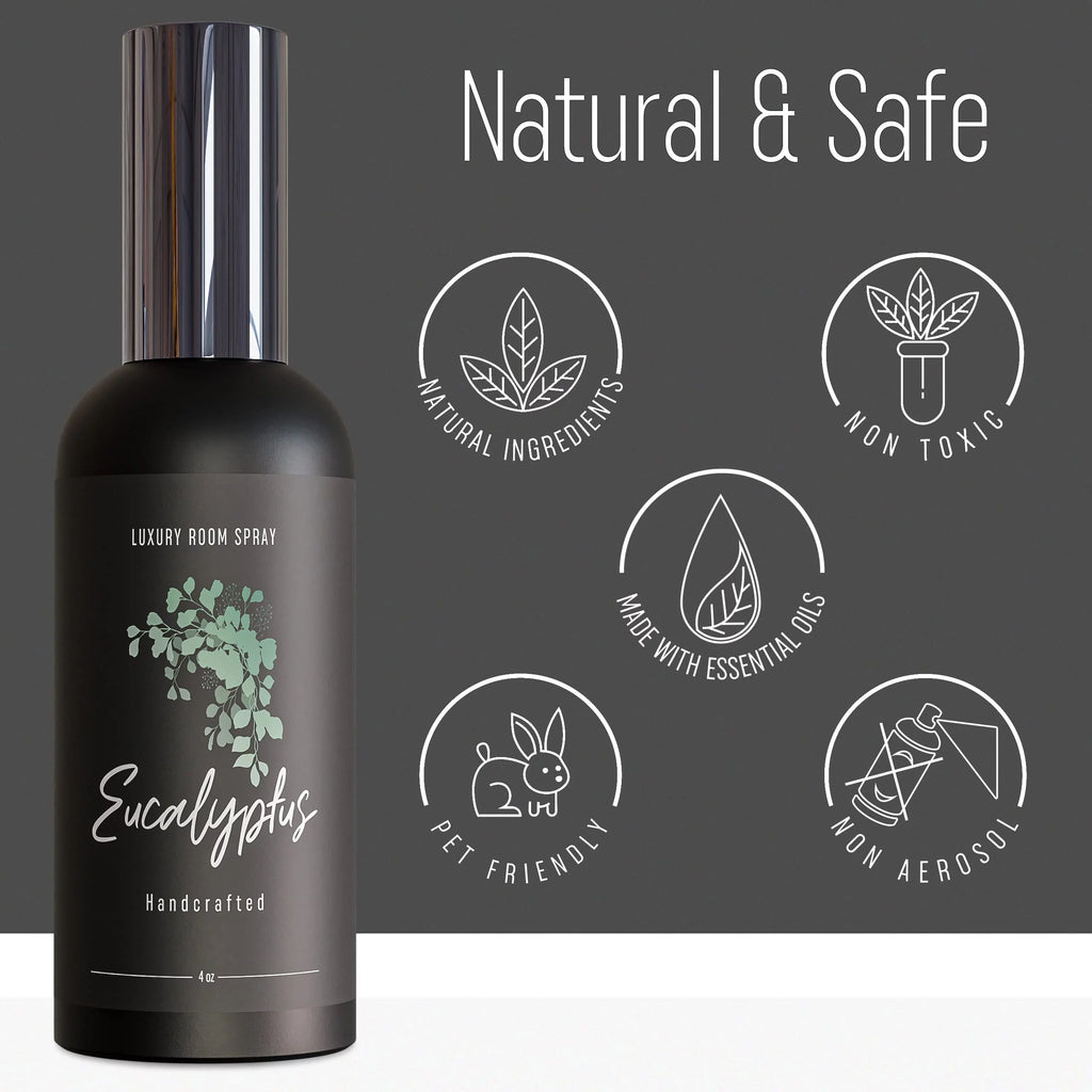 Room Spray Air Freshener for Home Office Bedroom - Eucalyptus 4oz Z15494