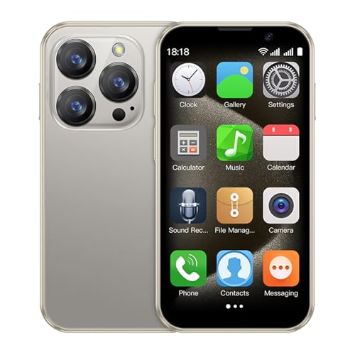3G Mini Smartphone 3.0 Inch WiFi GPS Quad Core Android 8.1 Slim Body HD Camera Dual SIM 2GB RAM 16GB ROM Light Blue N593465