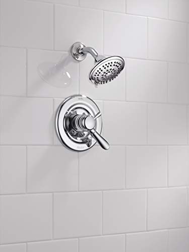 Single-Function Shower Faucet Set with 5-Spray Shower Head, Chrome Trim Kit C8987