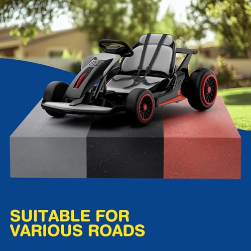24V Electric Go Kart for Big Kids with 5-Point Safety Belt I93490