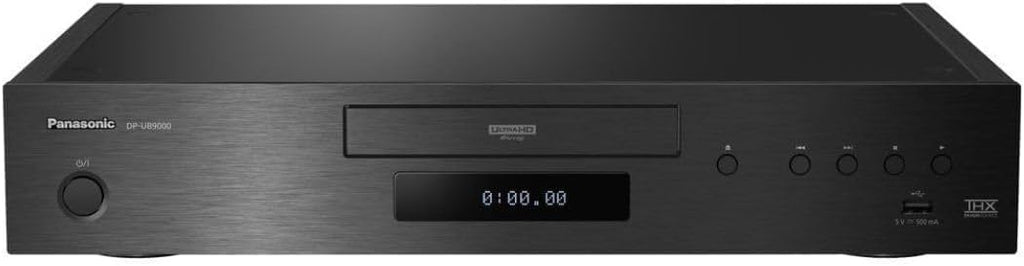 Panasonic DP-UB9000 Reference Class 4K Ultra HD Blu-ray Player with HDR10 Plus and Dolby Vision Playback (Black, Renewed)