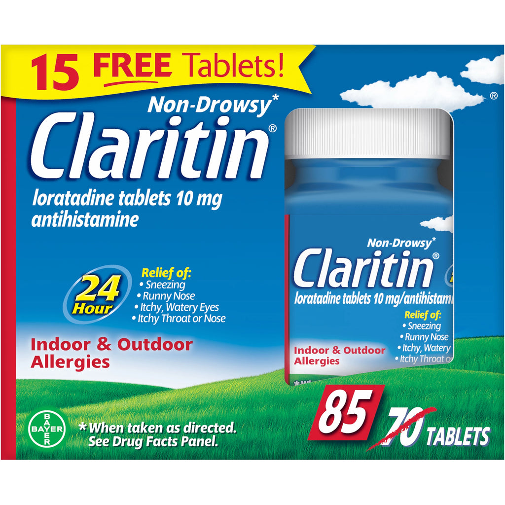 Non-Drowsy Allergy Relief Tablets, 10 mg, 85 Count D827720