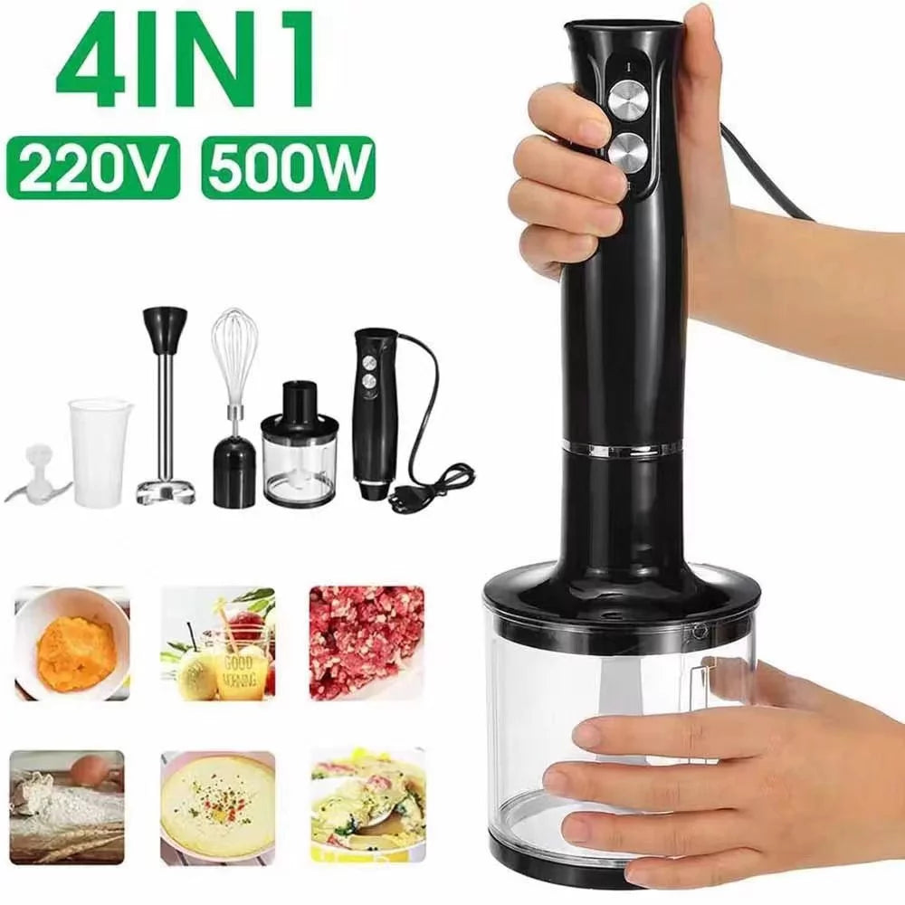 Electric Hand Blender - Movecatcher 4 in 1 Electric Mixer