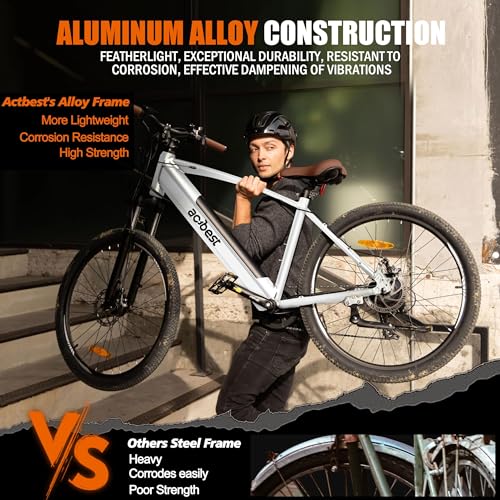 Electric Bike for Adults, 1000W Brushless Motor, Removable Battery, 7-Speed Commuter P8523