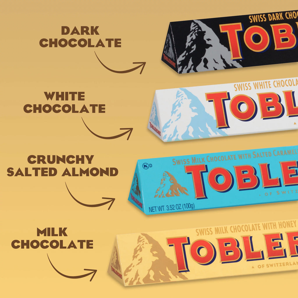 Swiss Chocolate Variety Pack, Milk, Dark & White Chocolate, 12 Bars Y7128