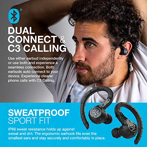 True Wireless Bluetooth Earbuds for Active Workout, Hybrid Dual Drivers, Hi-Res Audio, Sweatproof R9031