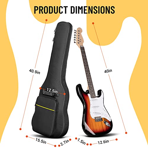 Padded Electric Guitar Gig Bag Backpack P340283