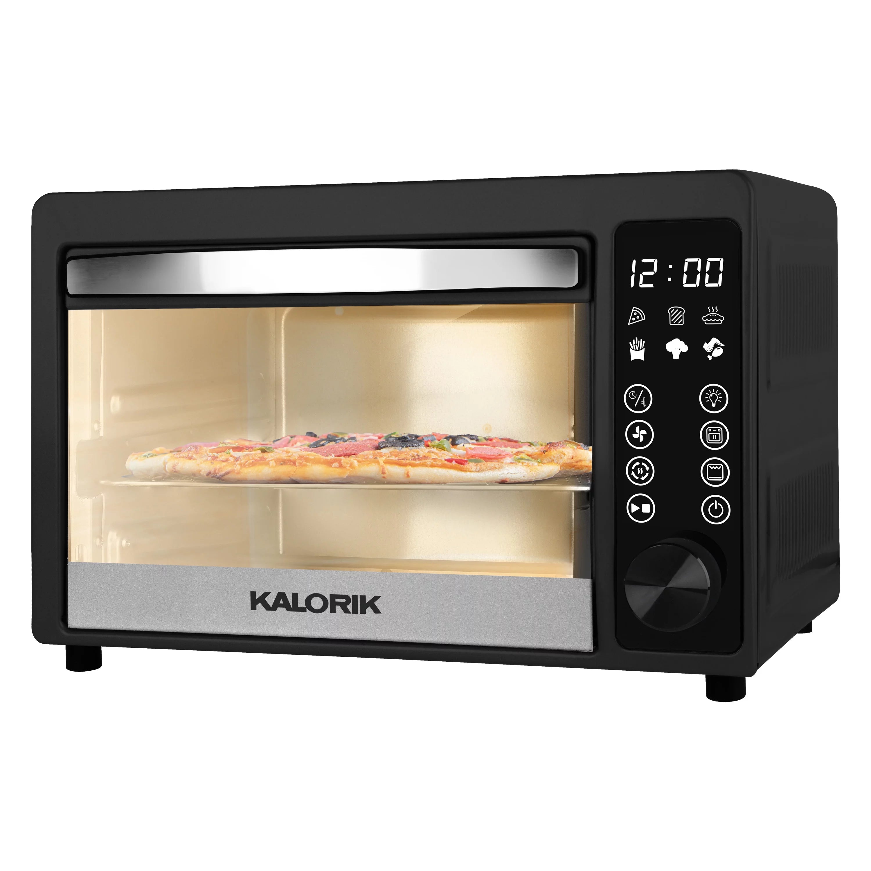 22-Quart Digital Touchscreen Air Fryer Toaster Oven, Black T788
