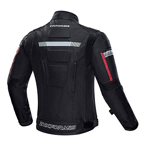 Motorcycle Jacket Waterproof Windproof Armoured for Men F734