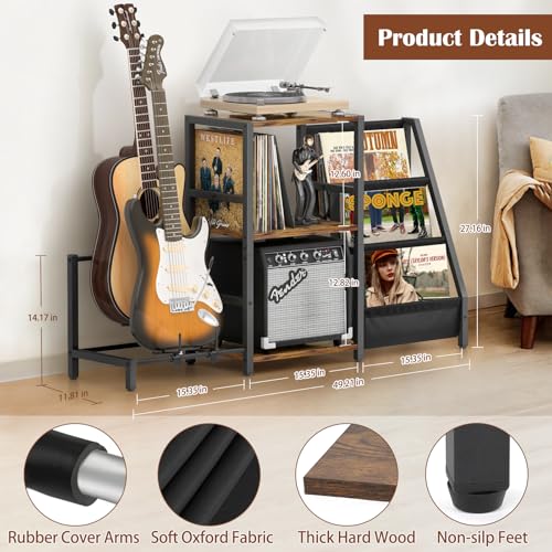 4-Tier Guitar Stand Rack Holder for Acoustic Electric Bass V903