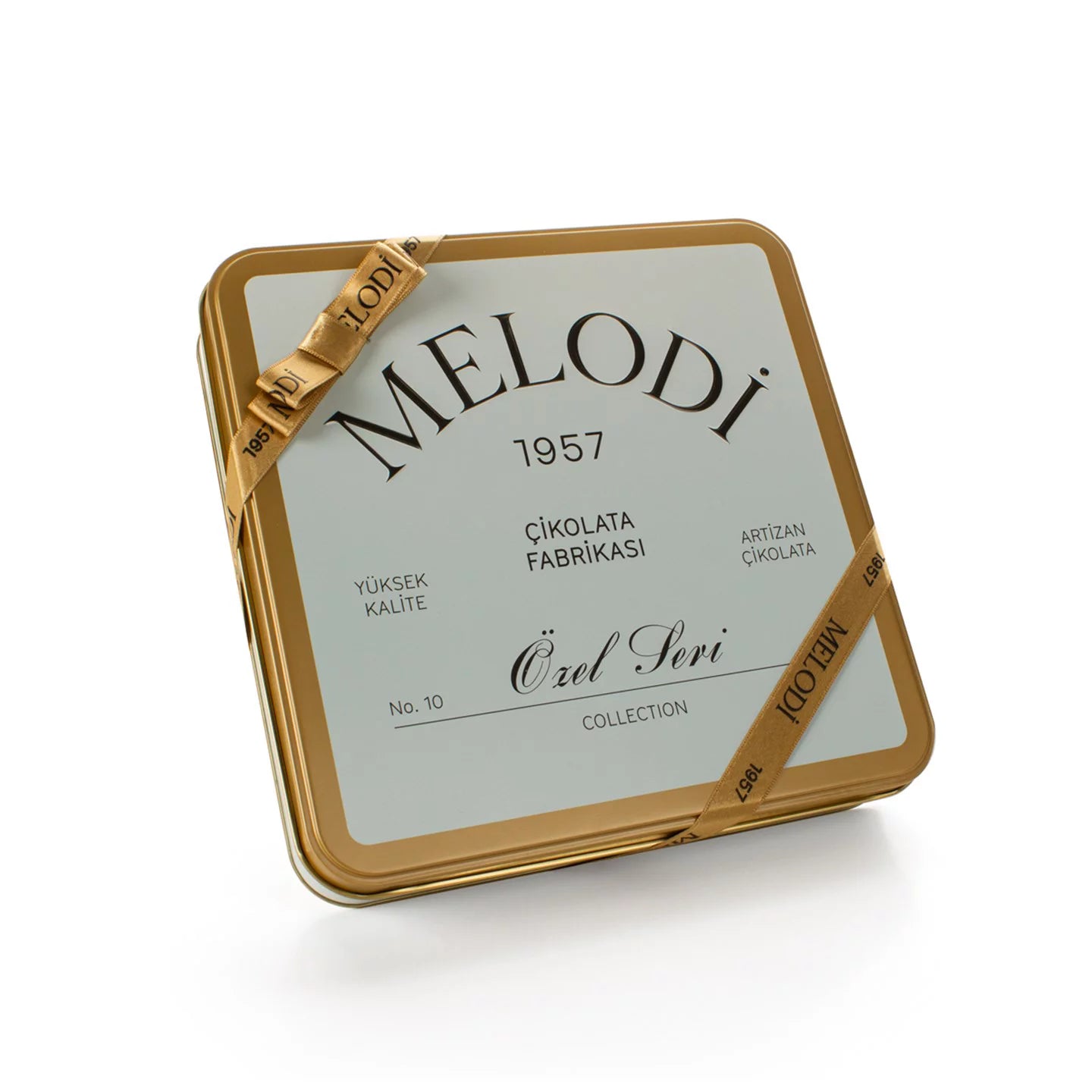 Metal Chocolate Gift Box, Assorted Gourmet Treats P21112