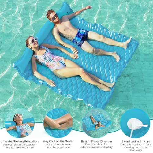 Giant Inflatable Floating Water Mat for Pool Lake Beach Z14411