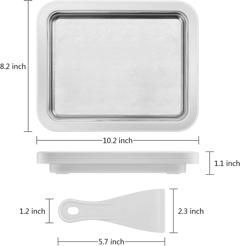 Ice Cream Roll Maker with 2 Spatulas for Kids Family W629589