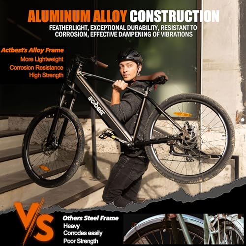 Electric Bike for Adults, 1000W Brushless Motor, Removable Battery, 7-Speed Commuter P8523