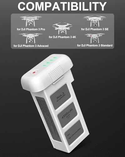 4500mAh 15.2V Intelligent Flight Battery for Phantom 3 Pro, Standard, Advanced, SE Drone L6693