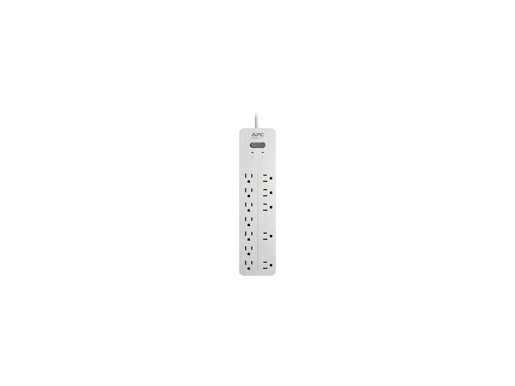 12-Outlet Surge Protector for Home Office, White M215706
