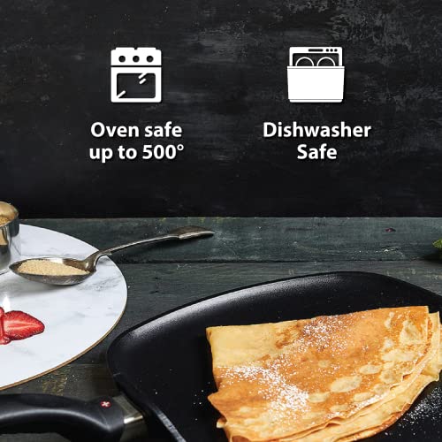 8 Inch Nonstick Frying Pan with Lid, Oven Safe Skillet U212