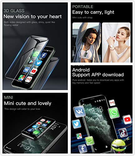 3G Mini Smartphone 3.0 Inch WiFi GPS Quad Core Android 8.1 Cell Phone Dual Sim HD Camera J113