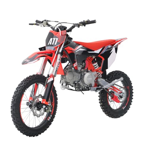125CC Dirt Bike, 4-Speed Manual Clutch, 17"/14" Tires V202