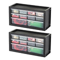 Screw Tool Organizer Small Parts Cabinet Chest, 44-Drawer Hardware Storage, Black S931