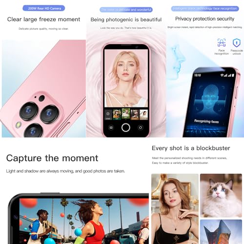 3G Mini Smartphone 3.0 Inch WiFi GPS Quad Core Android 8.1 Slim Body HD Camera Dual SIM 2GB RAM 16GB ROM Light Blue N593465