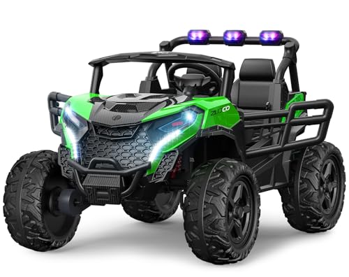 24V 2 Seater Ride on Car Truck, 4WD, Remote Control, Pink C7603