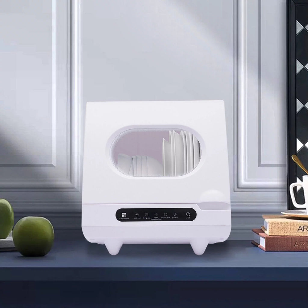 Portable Countertop Dishwasher, Compact 5 Programs Q383