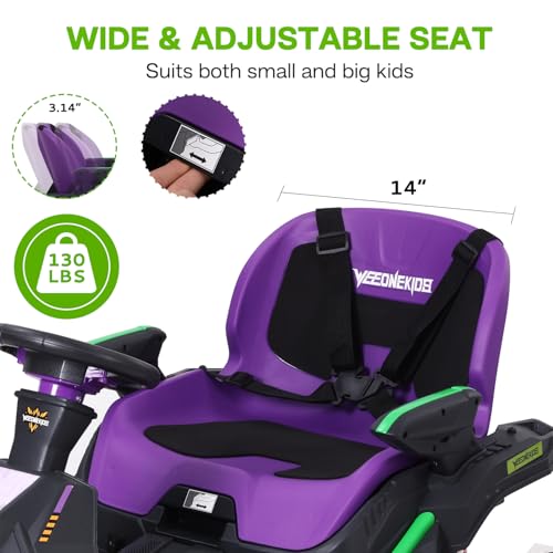 24V Ride on Toy for Big Kids with 4 Motors and Bluetooth Speaker R859
