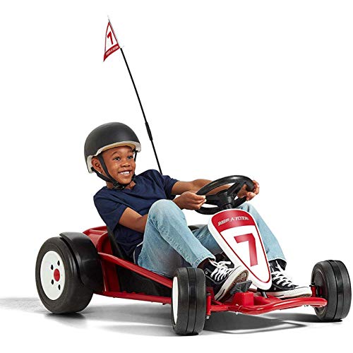 Kids Electric Go-Kart with Adjustable Seat, Grey X830256