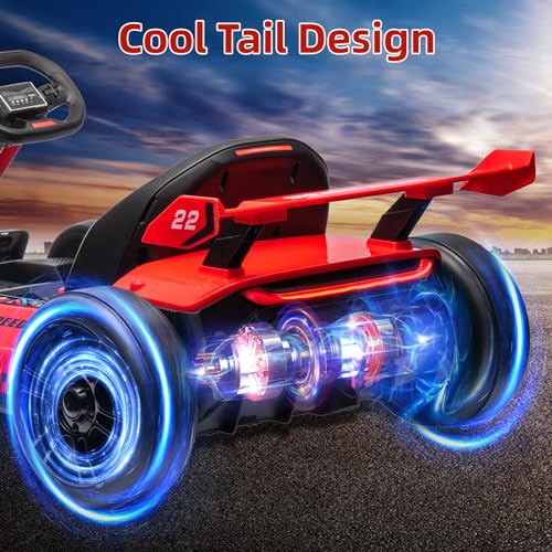 Kids Electric Drift Go Kart with Adjustable Seat F954214