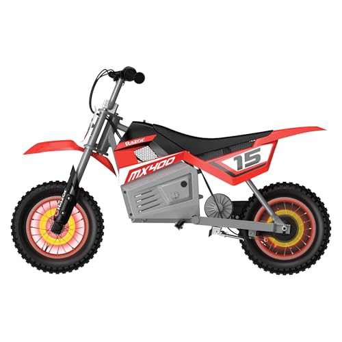 Kids Electric Motocross Bike, 14 Mph, Ages 8+, Red M6274