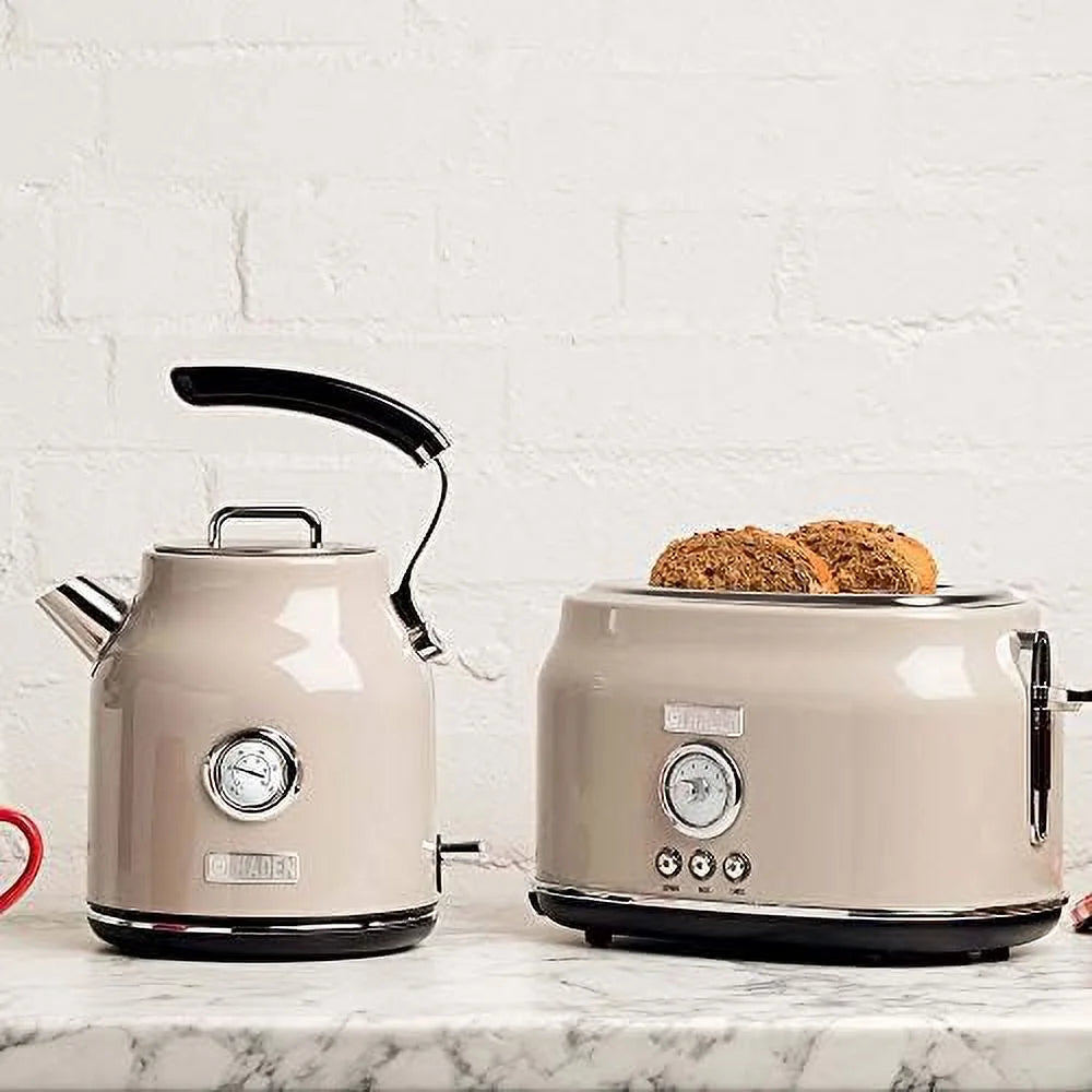 Stainless Steel 2 Slice Toaster & 1.7 Liter Electric Kettle C122347