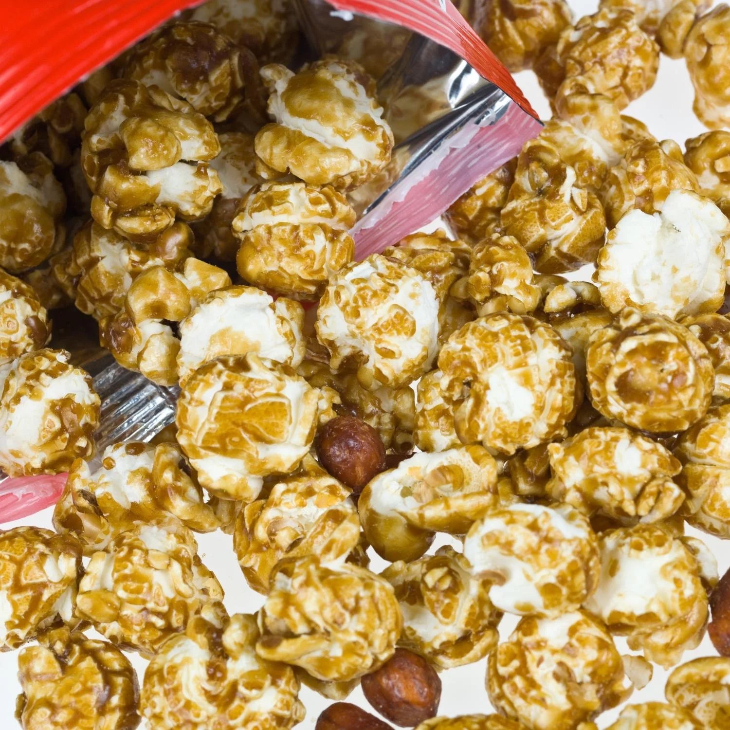 Caramel Popcorn with Peanuts, 1oz Boxes, 12-Pack B979