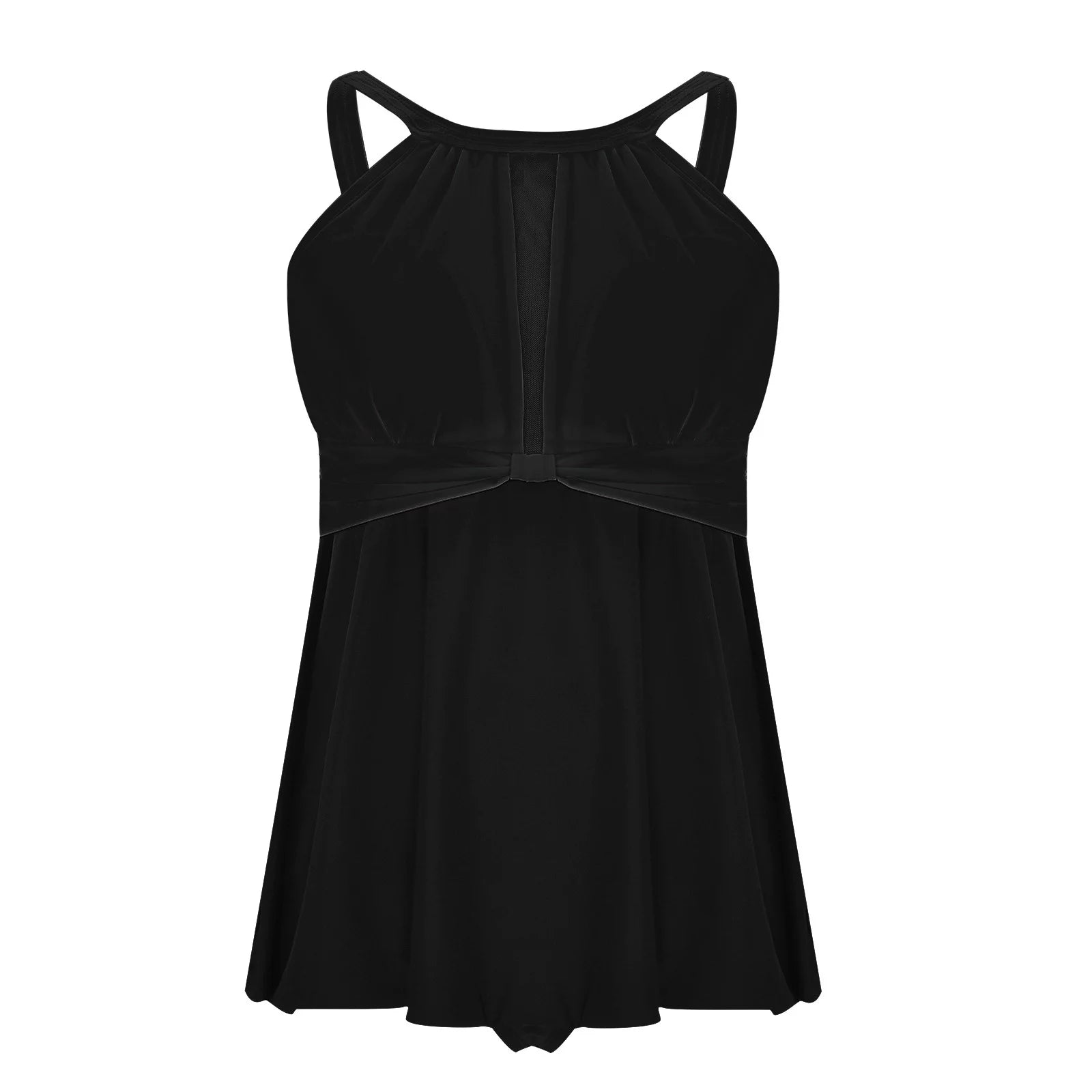 Women's Adjustable Skirt Style Swimsuit Set N546262