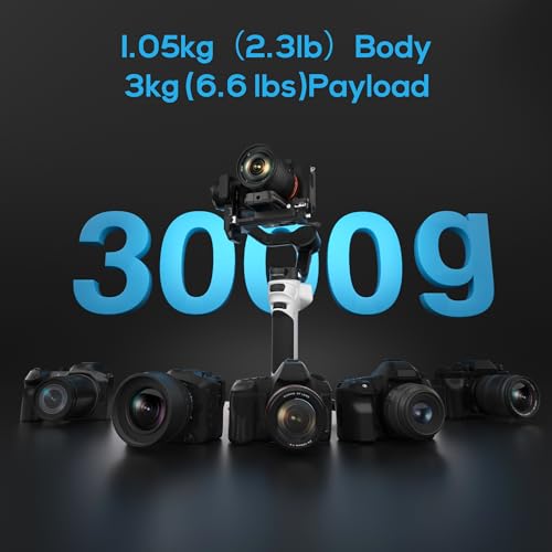 3-Axis Lightweight Gimbal Stabilizer for DSLR & Mirrorless Camera M451776