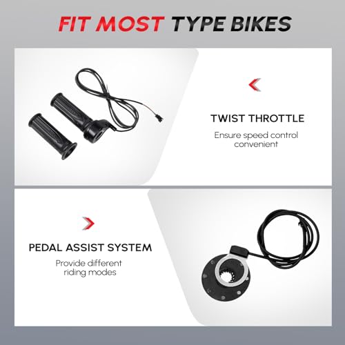 Electric Bike Conversion Kit 48V 1000W 26 Inch Fat Front Wheel C62985