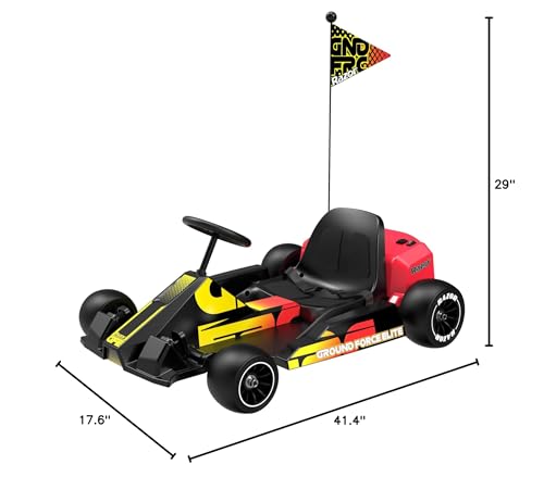 Electric Go-Kart for Ages 13+, 14 MPH, 40 Min Run Time, 350W Motor G120