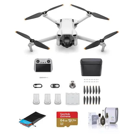 Mini 3 Drone Fly More Combo with RC Remote Controller and 64GB microSD Card X2296