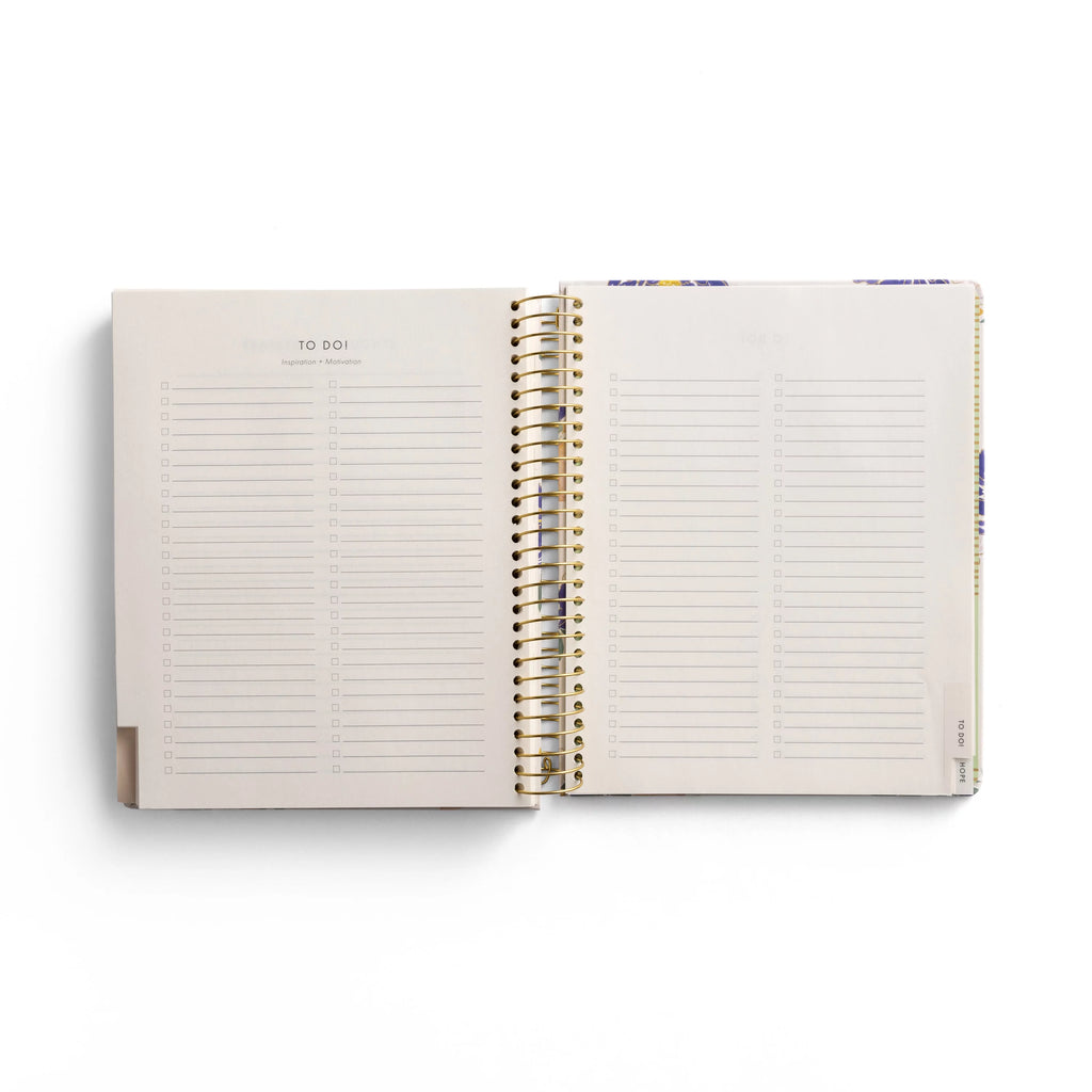 18 Month Floral Devotional Planner, Spiral Bound S28958
