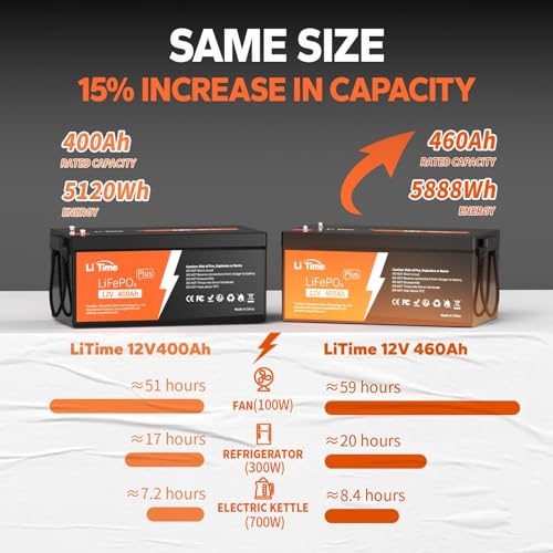 12V 100Ah LiFePO4 Battery with Built-in 100A BMS D2856