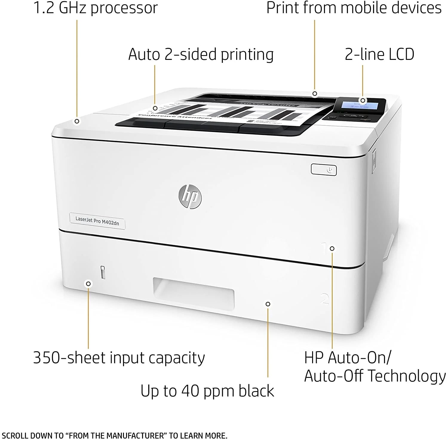 Laser Printer with Ethernet and Double-Sided Printing O80512