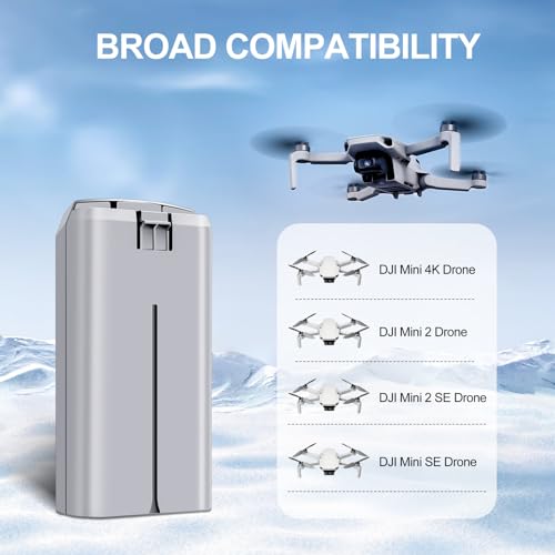 2-Pack Mini Drone Intelligent Flight Battery 2400mAh 31 Min C11368