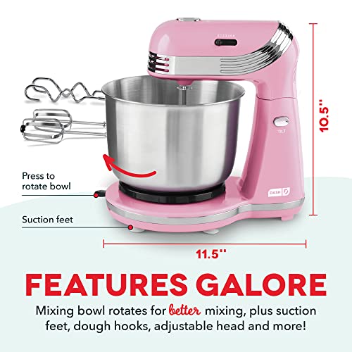 Stand Mixer with 3 Quart Stainless Steel Bowl, 6 Speeds T41155