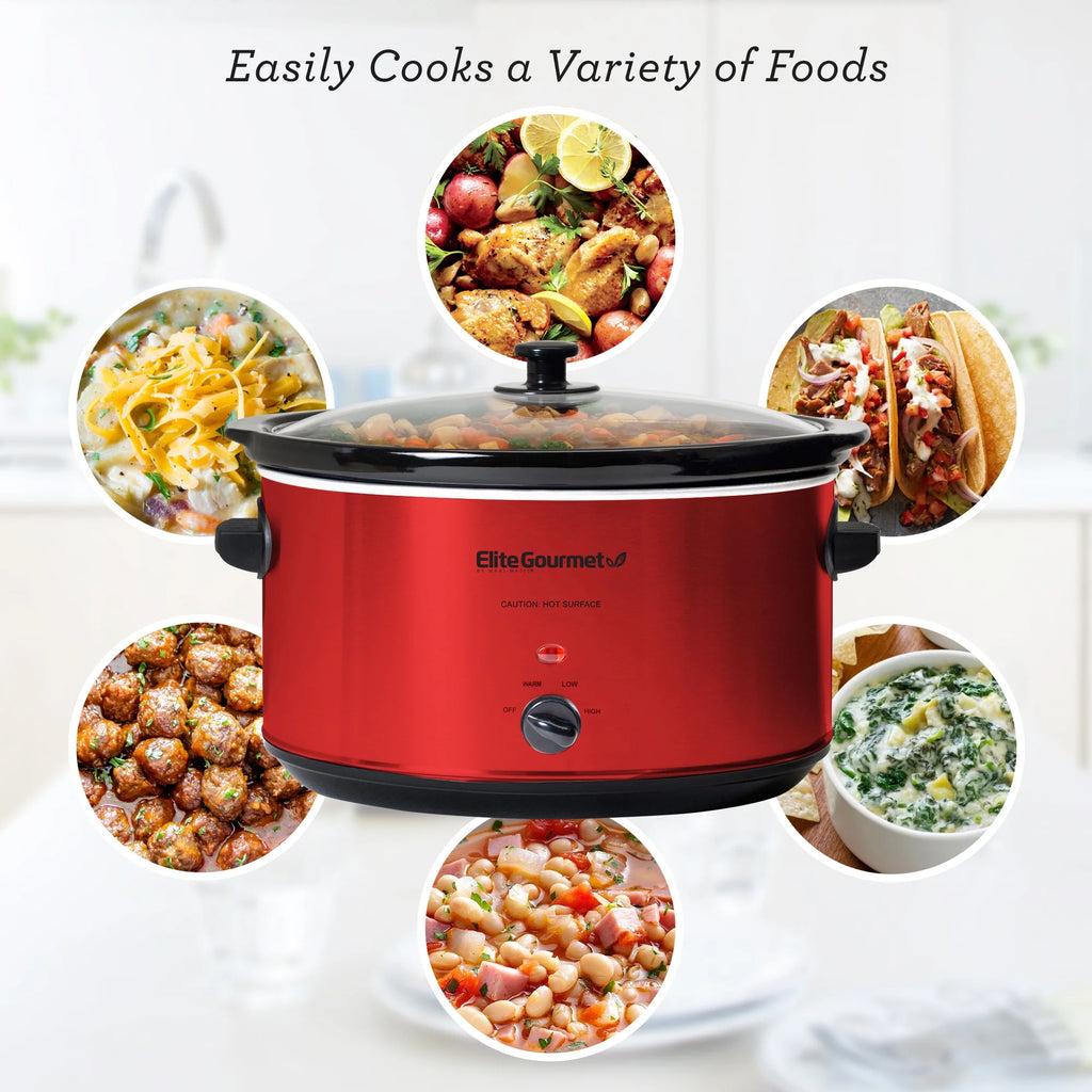 8.5Qt Stainless Steel Slow Cooker B67207