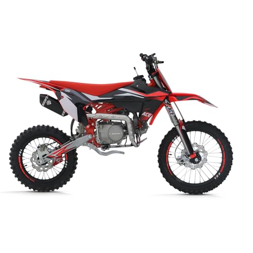 125CC Dirt Bike, 4-Speed Manual Clutch, 17"/14" Tires V202
