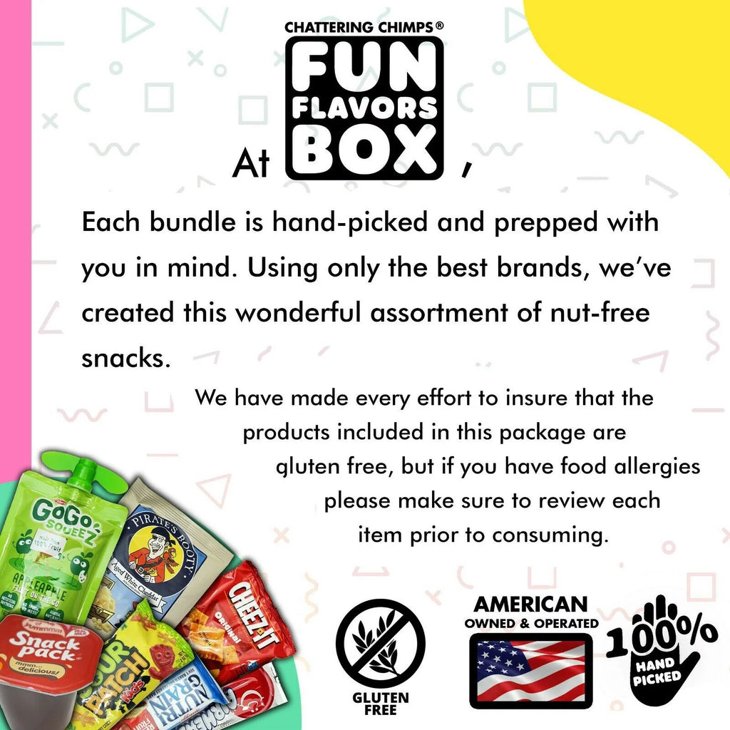 Gluten Free Snack Variety Box with Chips, Fruit Snacks, Applesauce & Popcorn I737033