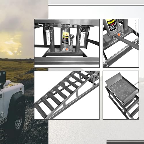 Hydraulic Car Ramps 5 Ton Capacity Low Profile Lift G135022