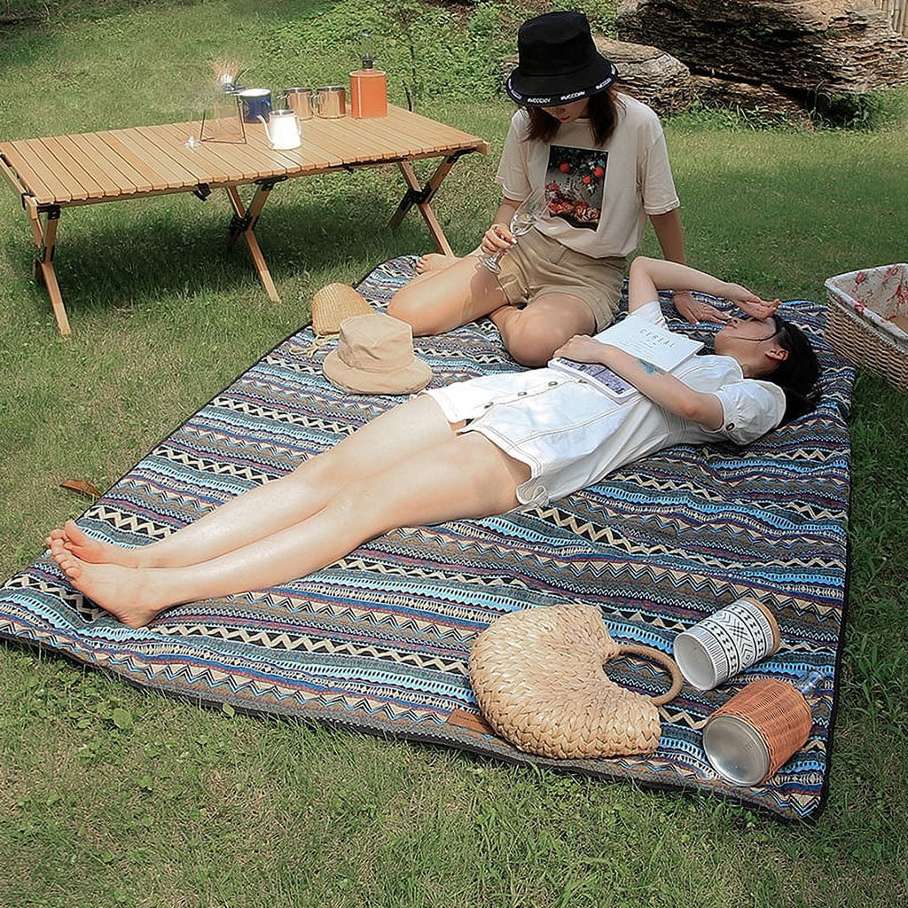 Sandproof Waterproof Extra Large Picnic Beach Blanket J3808